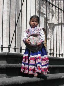 Young girl in typical clothes